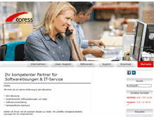 Tablet Screenshot of coress.de